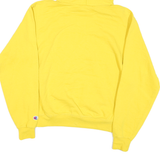 CHAMPION Mens Yellow Michigan Football Pullover Hoodie S Cotton Blend