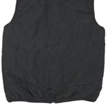 CHAPS Womens Black Jacket M Polyester Blend Plain Zip Closure Casual Style