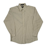 Tommy Hilfiger Striped Shirt - Medium Beige Cotton