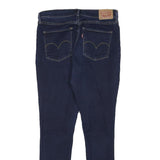 LEVI'S Womens Jeans Blue Slim Skinny Denim Medium W28 L26 Stretch Zip