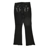 Unbranded Boot Cut Jeans - 31W UK 12 Black Cotton
