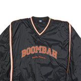 BOOMBAH Mens Black & Orange Sweatshirt V-Neck XL Sports Casual Pullover