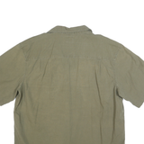 DICKIES Mens Green Cotton Blend Shirt XL Workwear Casual Button Pocket