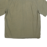 DICKIES Mens Green Cotton Blend Shirt XL Workwear Casual Button Pocket