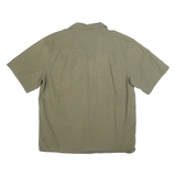 DICKIES Mens Green Cotton Blend Shirt XL Workwear Casual Button Pocket