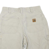 CARHARTT Mens Shorts Beige Casual S W30 Cotton Blend Durable Workwear