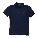 Age 8-9 Polo By Ralph Lauren Polo Shirt - Medium Navy Cotton
