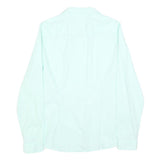 TOMMY HILFIGER Womens Mint Green Shirt M Button Front Chest Pocket Classic