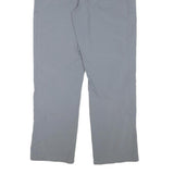 ODLO Mens Regular Fit Polyester Blend Grey Outdoor Trousers W32 L31 Zip Pockets