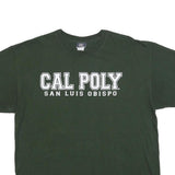 MV SPORT Mens Green Cal Poly San Luis Obispo Graphic T-Shirt XL Short Sleeve