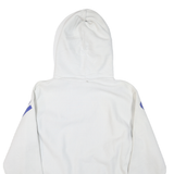 CHAMPION REVERSE WEAVE Mens White Hoodie M Cotton Blend Classic Pullover