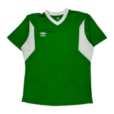 Umbro Football Shirt - Large Green Polyester