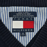 Tommy Hilfiger Sweater Vest - Medium Navy Cotton