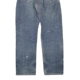 DICKIES Mens Blue Regular Fit Straight Leg Denim W34 L30 Workwear Jeans Zip