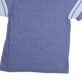 MAJESTIC Mens Blue Colts Graphic T-Shirt L Short Sleeve Crew Neck Sports