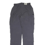 O.C.K Womens Polyester Grey Regular Zip Trousers W26 L32 Practical Comfortable