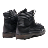 REX Lace-Up Boots Black Synthetic Mens UK 7