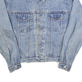 GAP Mens Blue Denim Button Cotton Jacket S Classic Casual Lightweight