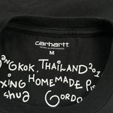 Carhartt Graphic T-Shirt - Medium Black Cotton
