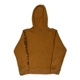 Age 10-12 Carhartt Hoodie - Medium Brown Cotton