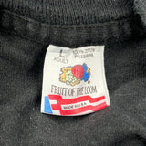 Dial 991 Fruit Of The Loom Single Stitch T-Shirt - Large Black Cotton