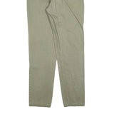 EDDIE BAUER Womens Slim Fit Jeans Beige Denim W26 L32 Classic Zip Pockets