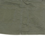RSQ Womens Green Cotton Blend Mini Skirt Belted Casual Stretch M