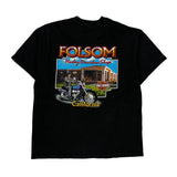 Folsom Harley-Davidson Shop Harley Davidson Graphic T-Shirt - XL Black Cotton