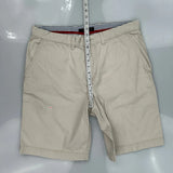 Tommy Hilfiger Chino Shorts - 34W 10L Beige Cotton