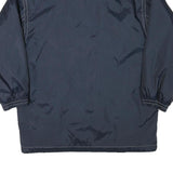 MERYLL Womens Navy Blue Reversible Zip Jacket M Polyester Blend Plain Casual