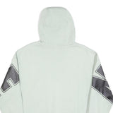 NIKE Mens White Hoodie M Cotton Blend Large IK Logo Pullover Casual