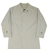 BUGATTI Mens Beige Button Jacket XL Polyester Blend Classic Outerwear