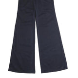 LEE COOPER Womens Cotton Navy Fit Regular Wide-Leg Trousers W26 L35