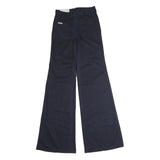 LEE COOPER Womens Cotton Navy Fit Regular Wide-Leg Trousers W26 L35