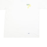 JOSTENS Mens White Graphic T-Shirt XL Short Sleeve Crew Neck Cotton Blend