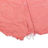 LEVI'S Womens Shorts Pink Casual Cut-Off M W29 Cotton Summer Beachwear