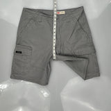 Wrangler Cargo Shorts - 35W 10L Grey Cotton