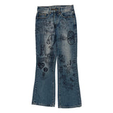 Company 81 Graphic Jeans - 28W 32L Blue Cotton