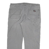 DICKIES Mens Jeans Grey Regular Straight Denim Medium W40 L30 Workwear Utility