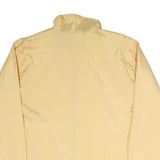 AUTHENTIC KLEIN Womens Yellow Animal Print Zip Jacket M Polyester Blend