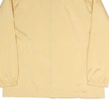 AUTHENTIC KLEIN Womens Yellow Animal Print Zip Jacket M Polyester Blend