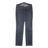 ESPRIT Womens Jeans Blue Slim Skinny Denim Medium W30 L30 Embroidered Pocket