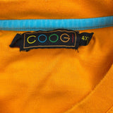 Coogi Graphic T-Shirt - 4XL Orange Cotton