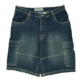 Phys.Sci Denim Shorts - 38W 11L Dark Wash Cotton