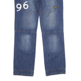 G-STAR Mens Jeans Blue Regular Straight Denim Medium W34 L32 96 Patch