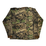 Vintage Hunting Mossy Oak Camo Long Sleeve T-Shirt - Large Brown Cotton