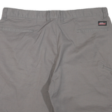 DICKIES Mens Shorts Grey Casual XL W40 Polyester Blend Workwear