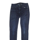 CALVIN KLEIN JEANS Mens Slim Denim Blue Cotton Blend W26 L32 Zip Skinny Fit