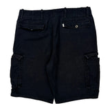 American Eagle Cargo Shorts - 38W 10L Black Cotton