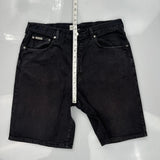 Calvin Klein Jeans Denim Shorts - 36W 10L Black Cotton